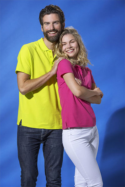 pique pike piquet tennisskjorte med brodert logo
