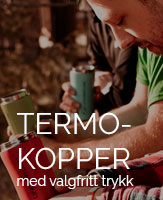 termokopper med trykk av logo