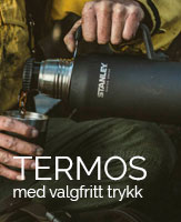 termos med trykk av logo