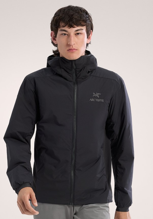 arcteryx atom jakke med firmalogo