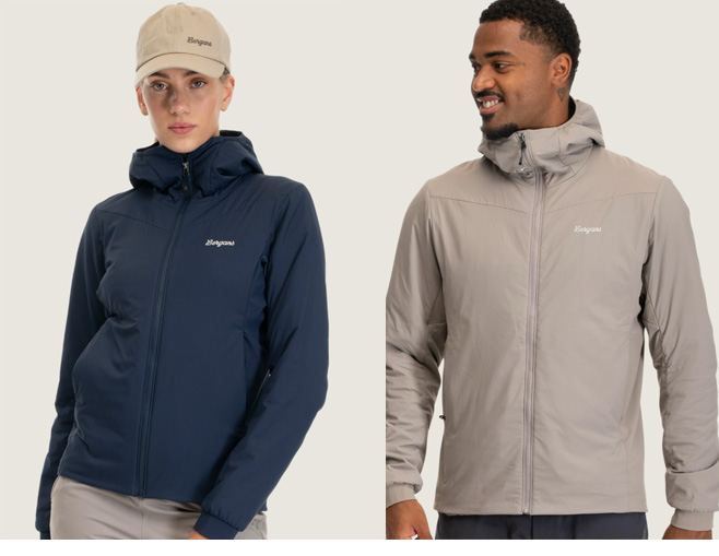 bergans holo jakke med logo