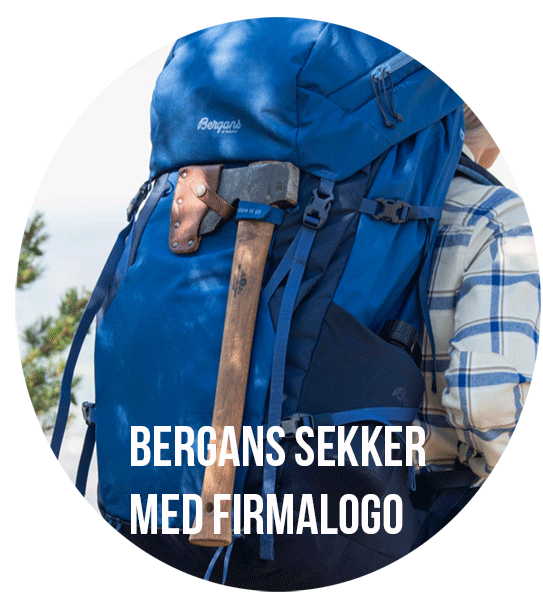 bergans sekker med logo