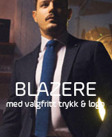 blazer med logo