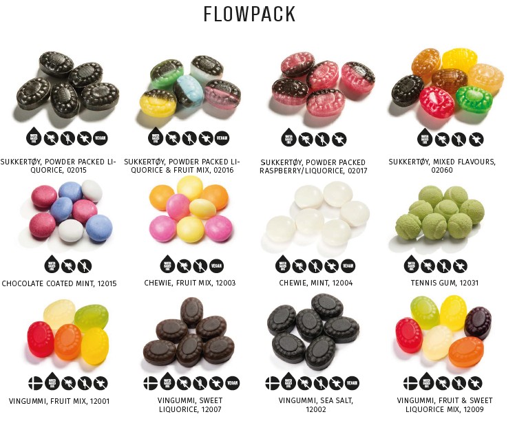 Bilde av flowpack reklamegodteri
