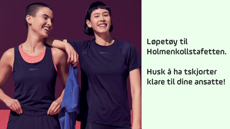 t-skjorter holmenkollstafetten
