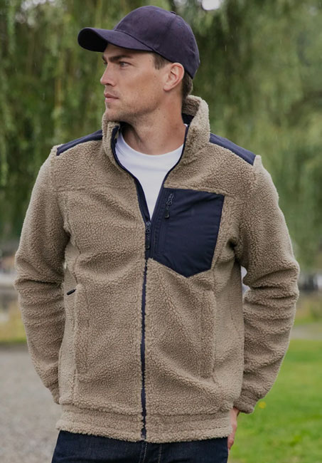 tracker teddyfleece med logo