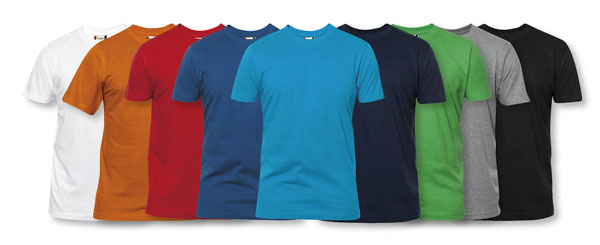 tskjorte med logo farger premium