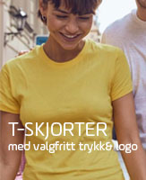 t-skjorter med logo & trykk