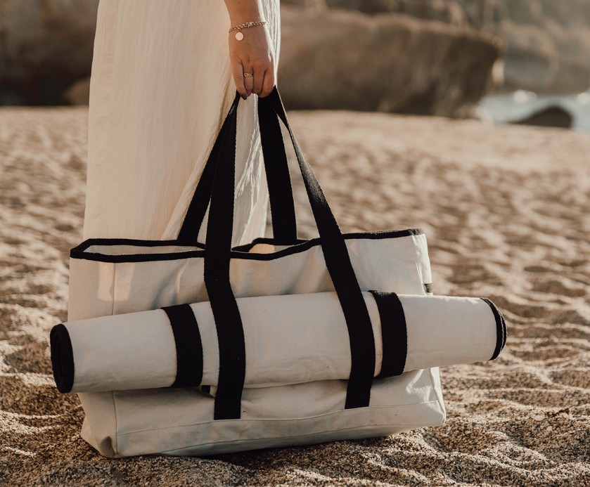 vinga strandveske med logo
